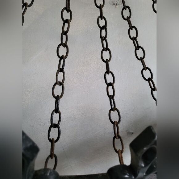 Vintage Curved 5 Candelabra Wall Sconce Candle Holder Metal Black  Gothic 27' - Picture 5 of 15